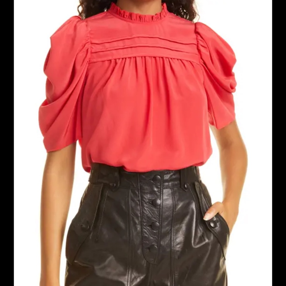 Ulla Johnson Lyla Top in Zinnia